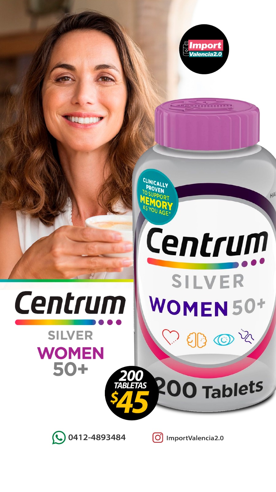 Multivitaminico Centrum Silver Women
