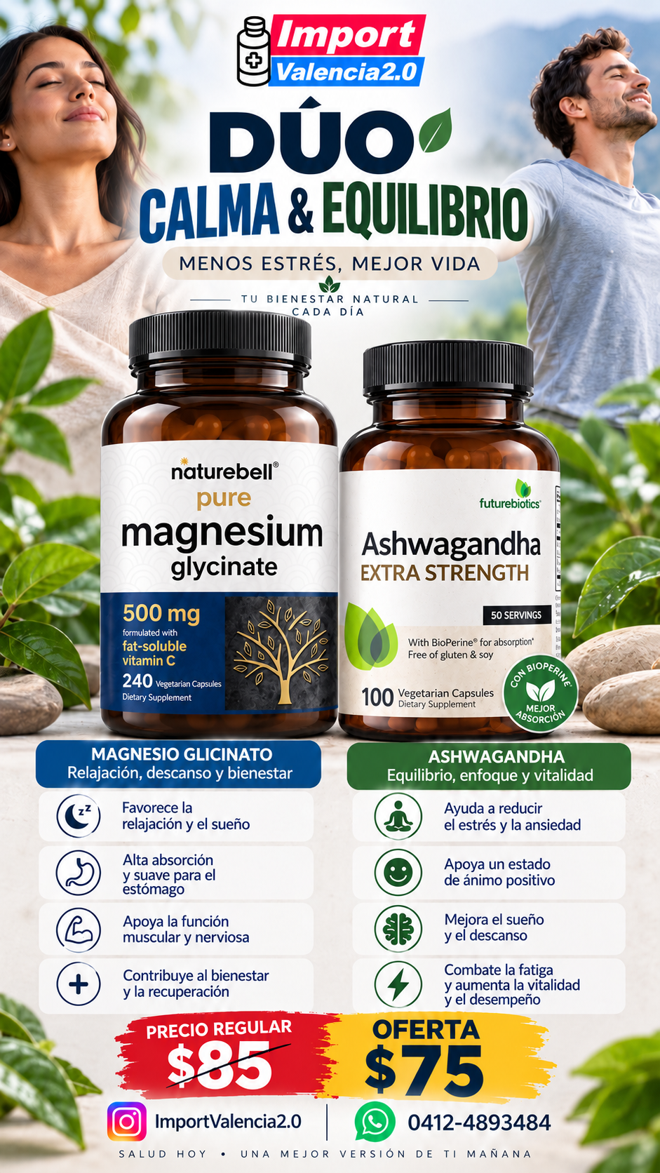 MAGNESIO GLICINATO + ASHWAGANDHA