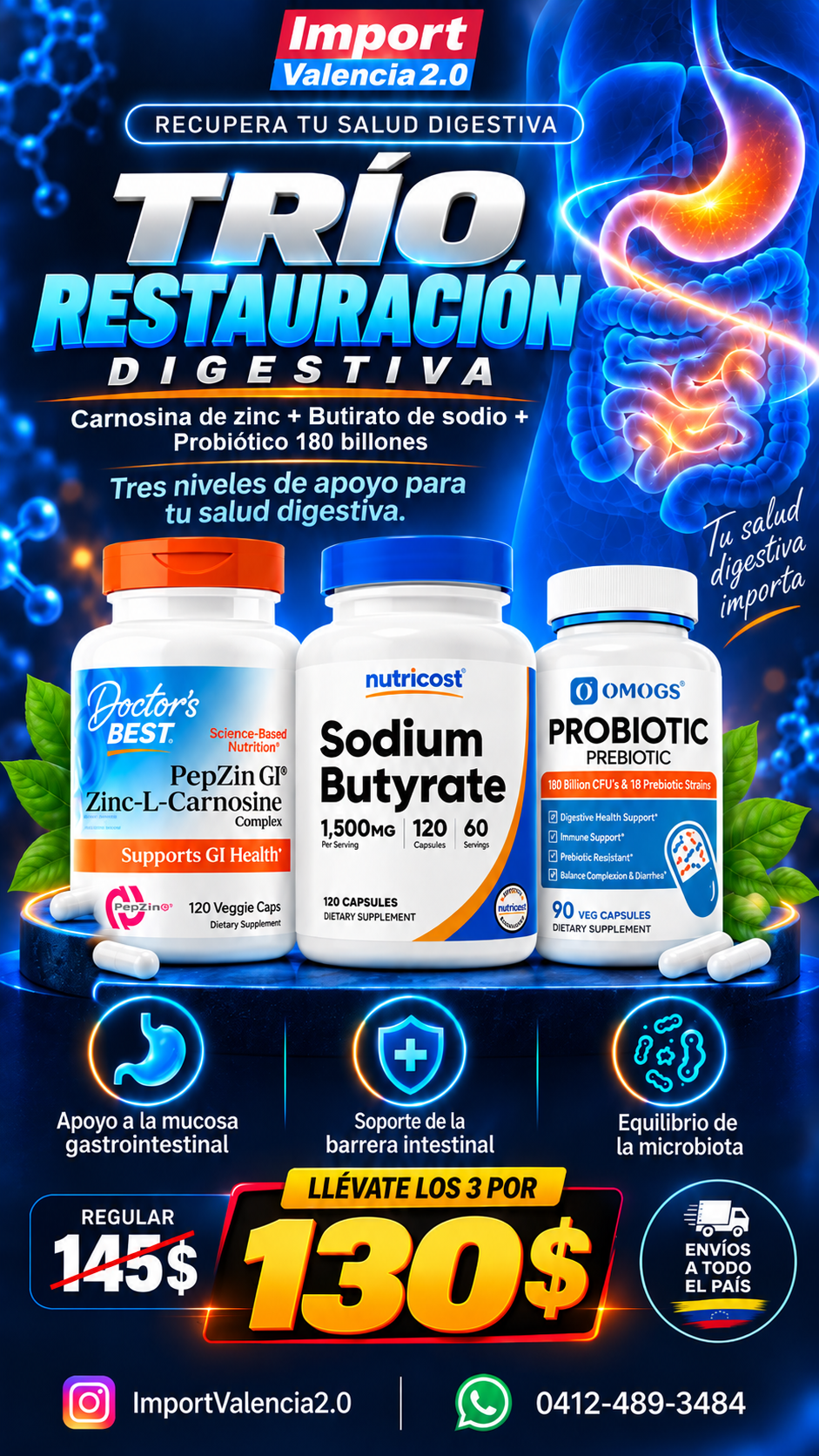 Prob. Trio restauración digestiva